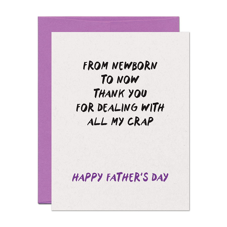 All My Crap Father's Day Card – Warren Tales