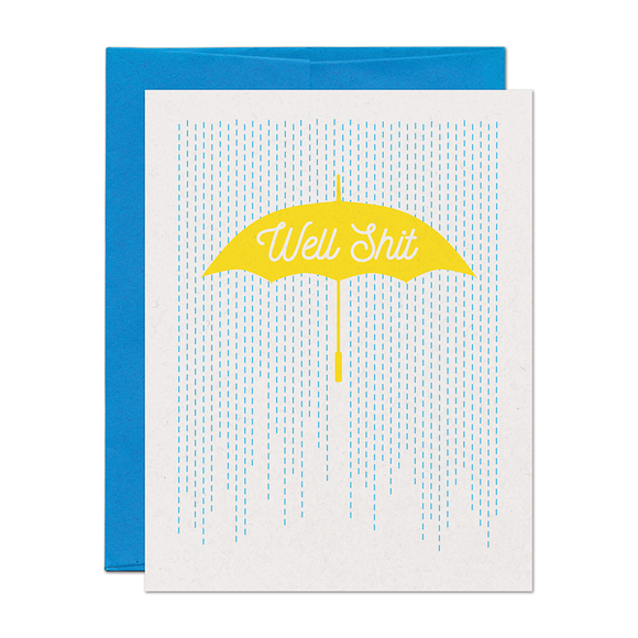 Well Shit Support Sympathy Card