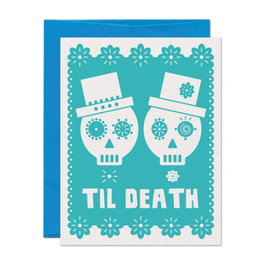 SALE - Til Death Señors Wedding Love Card