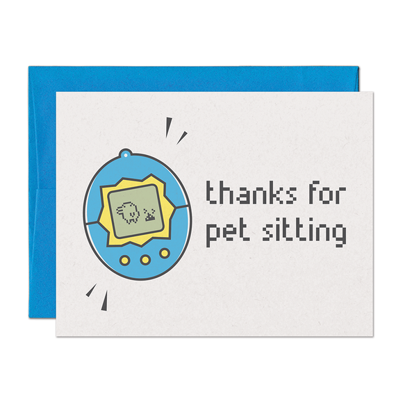 Virtual Pet Thank You Card