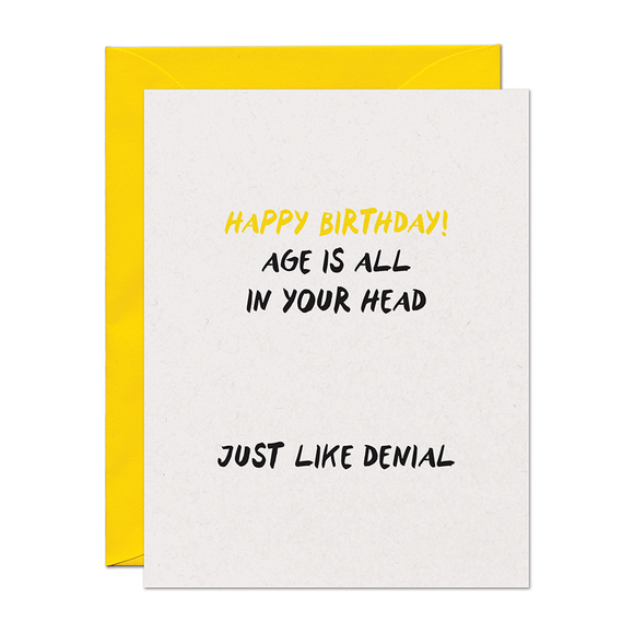 Birthday Denial Card