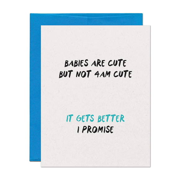 Babies Are Cute Parenting Support Card