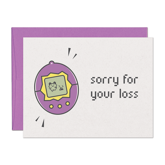 Virtual Pet Loss Sympathy Card