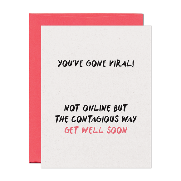 Gone Viral Get Well Card