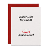 C Word Cancer Get Well Support Card