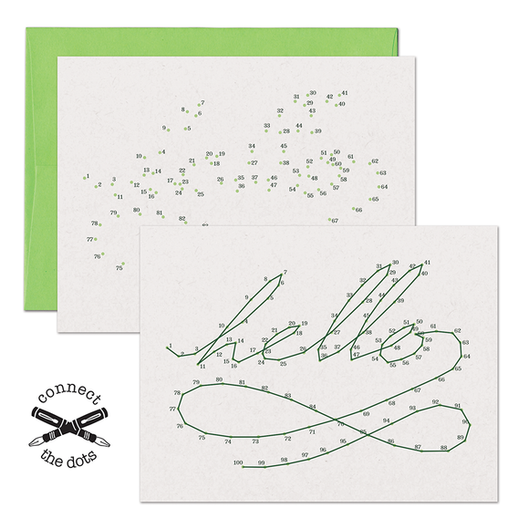 SALE - Connect the Dots:  Hello Card