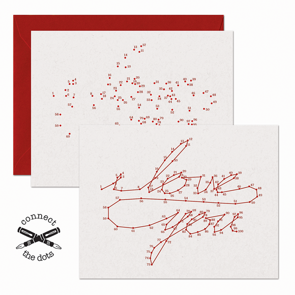 Connect the Dots:  I Love You Card