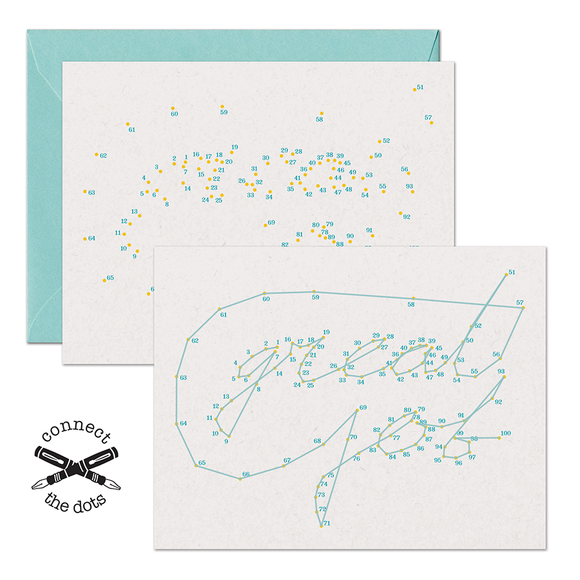 SALE - Connect the Dots:  Great Job Card