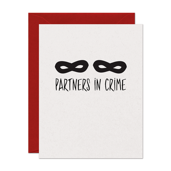 CLEARANCE - Partners In Crime Love Card
