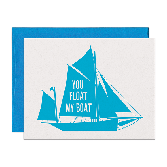 CLEARANCE - Float My Boat Love Card