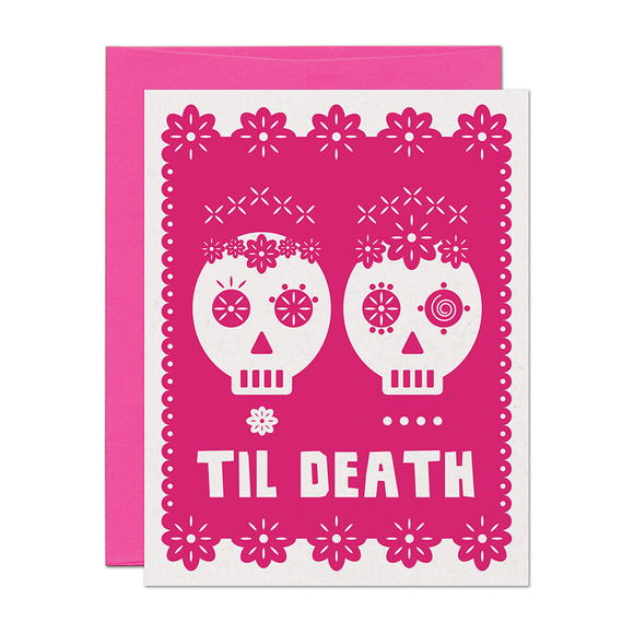 Til Death Señoras Wedding Love Card