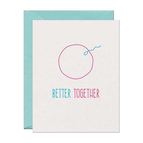 SALE - Better Together Baby Card