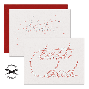 Connect the Dots:  Best Dad Card