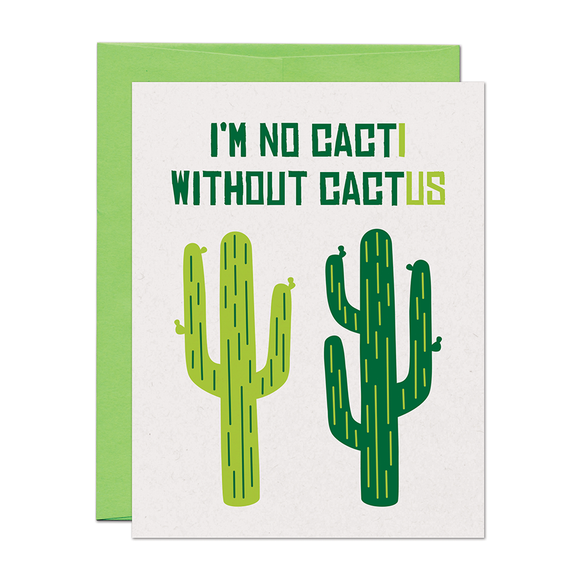 Cactus Love Card