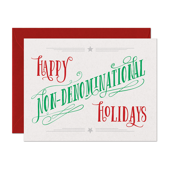 Non-Denominational Holiday Card