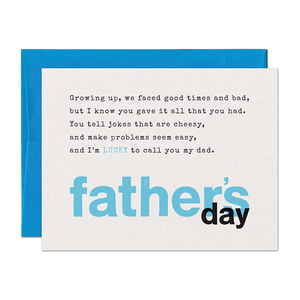 Limerick Lucky Father's Day Card