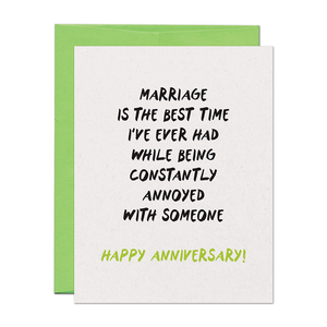 Best Marriage Anniversary Card