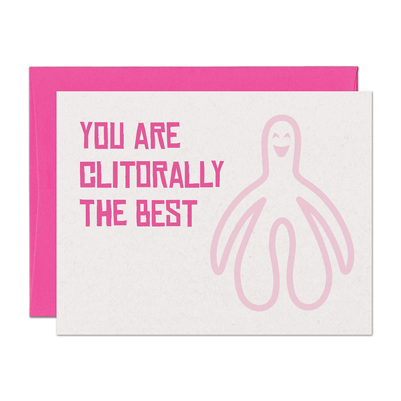 Clitorally The Best Love Card