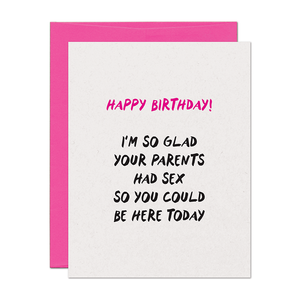 Birthday Sex Card