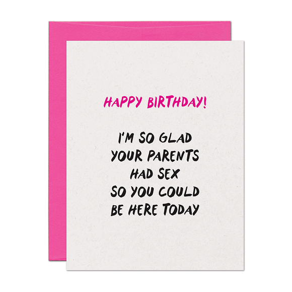 Birthday Sex Card