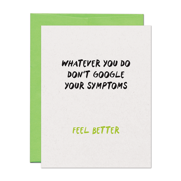 Google Better Get Well Card