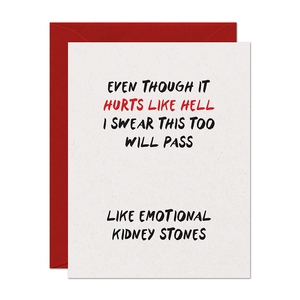 Hurts Like Hell Support Card