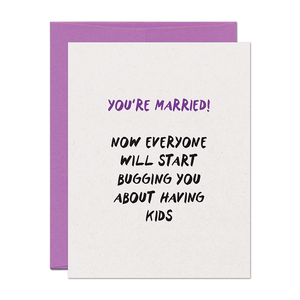 You're Married Wedding Card