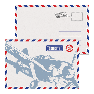 SALE - Air Mail Postcard